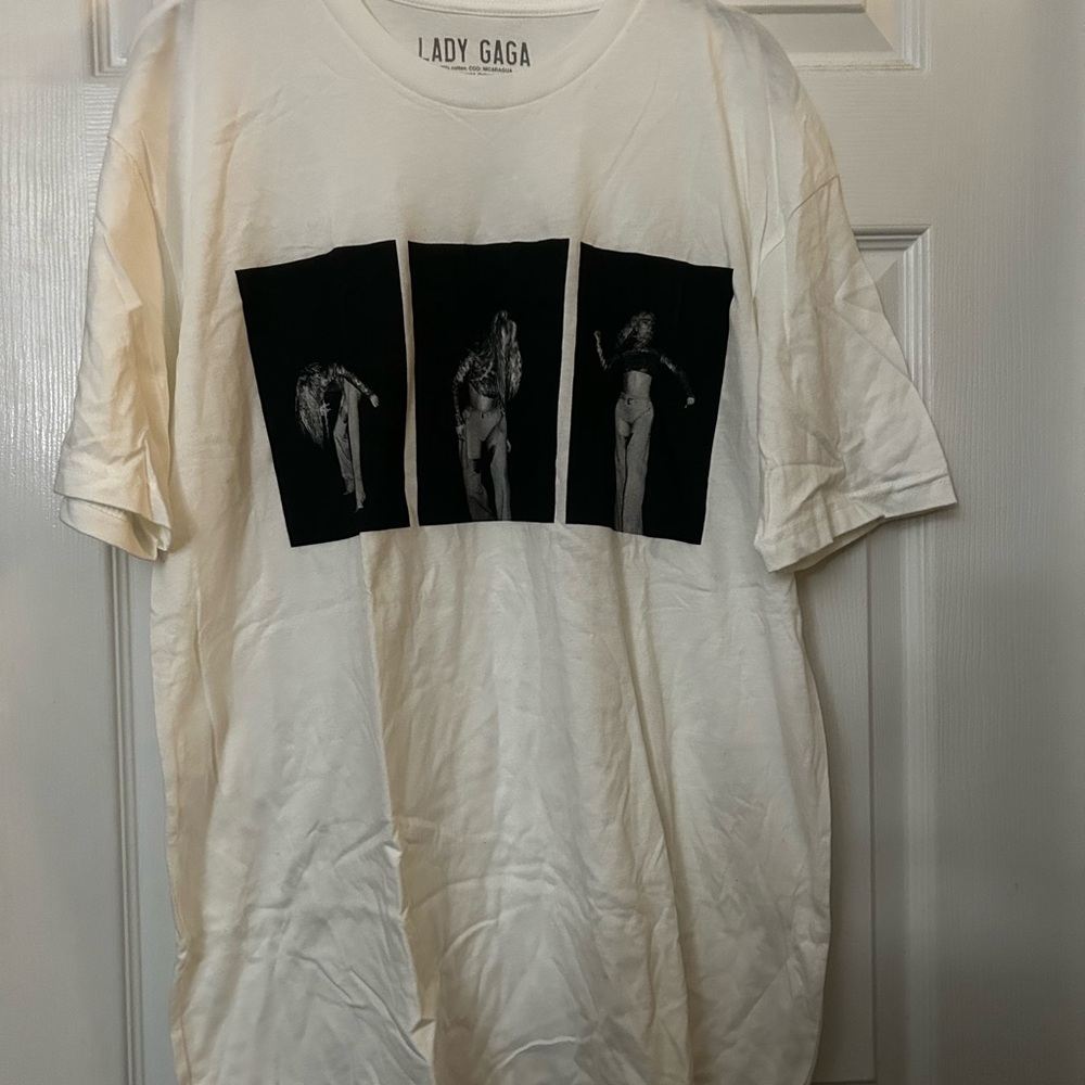 Lady Gaga Joanne White Graphic T-Shirt